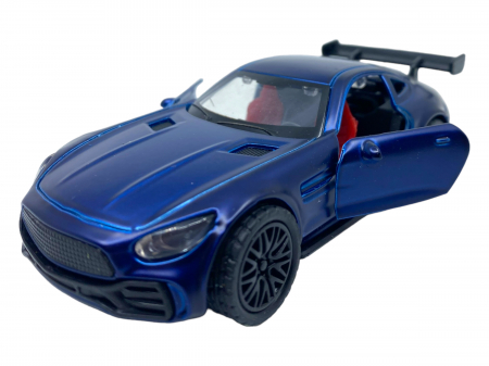 Masinuta copii metalica - Albastra - cu usi ce se deschid [0]