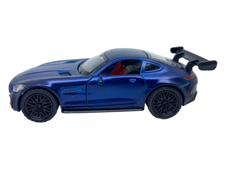 Masinuta copii metalica - Albastra - cu usi ce se deschid [5]