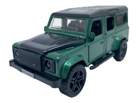 Masinuta copii metalica - SUV Verde - cu usi ce se deschid [4]