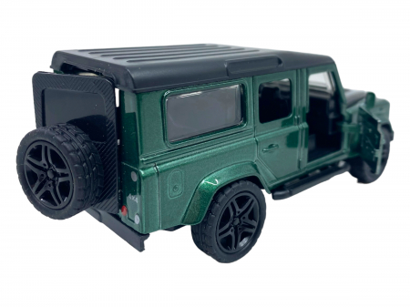 Masinuta copii metalica - SUV Verde - cu usi ce se deschid [2]