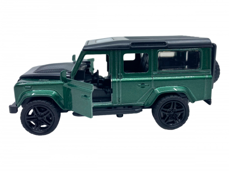 Masinuta copii metalica - SUV Verde - cu usi ce se deschid [3]