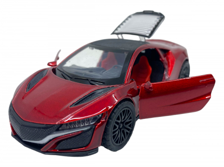 Masinuta copii metalica - Rosu inchis - cu usi ce se deschid [0]