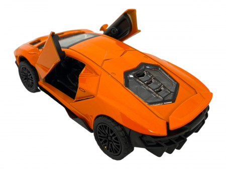 Masinuta Metalica Lamborghini (cu usi ce se deschid) - Jucarie - 13 x 5 cm [1]
