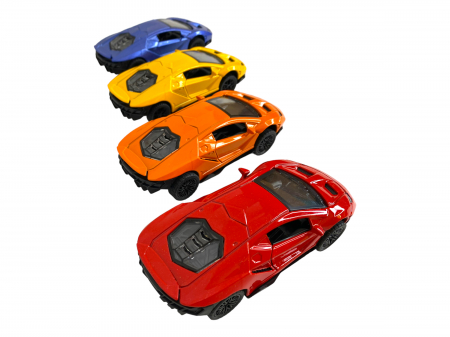 Masinuta Metalica Lamborghini (cu usi ce se deschid) - Jucarie - 13 x 5 cm [6]