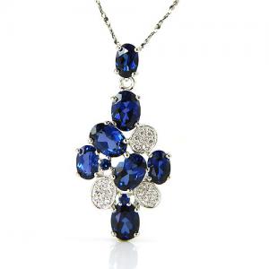 Cercei şi medalion Precious Safir by Borealy Argint 925 [5]