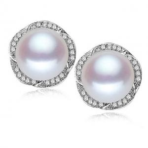 Cercei Borealy Argint 925 Perle Naturale Flower [0]