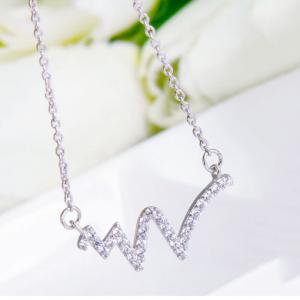 Colier Heartbeat Argint 925 by Borealy [2]