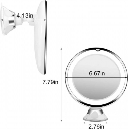 Oglinda Machiaj cu Led si marire 10X [4]