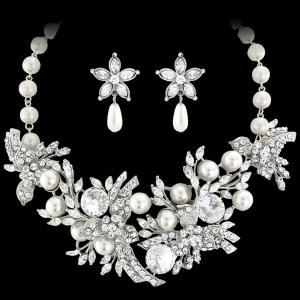 Set Borealy Pearl Colier şi Cercei Opulent Luxury Wedding [2]