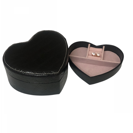 Cadou Cutie Bijuterii Inima si Cercei Gold Heart [4]