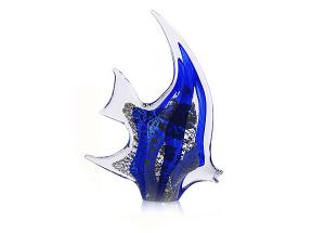 Pesce Angelo Argint by Marcolin (Handmade crystal) 18 cm - Made in Italy [0]