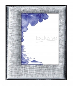 Ramă foto placată cu argint 10 x 15 TESSUTO by Chinelli, made in Italy [0]