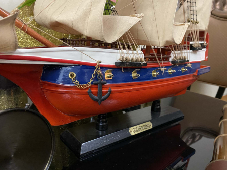 Traveller of the Seas: macheta corabie, luneta functionala, busola alama functionala [6]