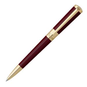Set Pix S.T. Dupont Liberte Red Lacquer Yellow Gold si Note Pad Burgundy Hugo Boss [1]