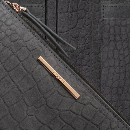 Portofel Lady Grey Ungaro Piele Naturala & Esarfa Matase Borealy [1]