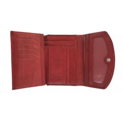 Gift Set Pix Ballpoint Black Nina Ricci si Portofel Piele Naturala Rosie [5]