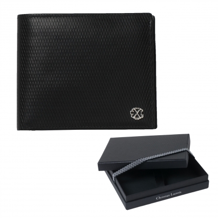 Portofel Christian Lacroix piele naturala si butoni Fume Desk Elegance by Borealy [1]