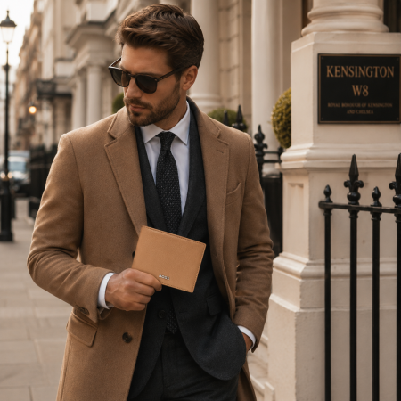 Portofel Hugo Boss Kensington Camel – Eleganța Gentlemanului Modern [1]