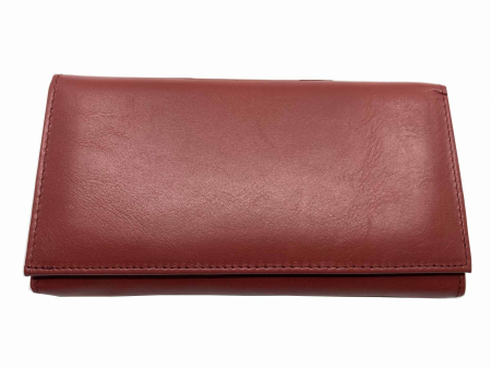 Portofel Piele Naturala Dama Elegant Lady ROSU/NEGRU/BLEUMARINE & Esarfa matase Borealy [1]