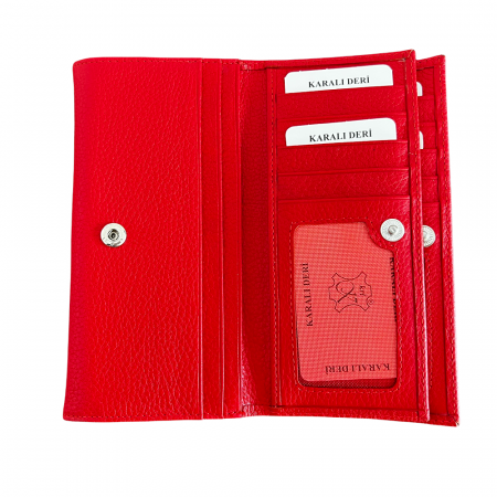Portofel Piele Naturala Dama Red  & Esarfa matase [1]