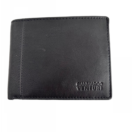 Portofel GianMarco Venturi Piele Naturala Neagra [1]