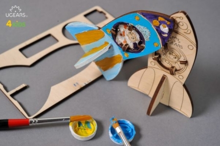 Puzzle din lemn Racheta [2]