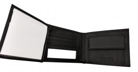 Premium Leather Set: Borsetă și Portofel din piele naturală + Cravata mătase [8]