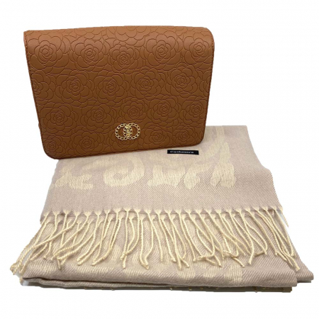 Winter Roses Set Geanta si Esarfa Casmir [0]