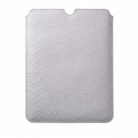 Husă pentru Ipad Nina Ricci din piele alba & Cadou Port Key [1]