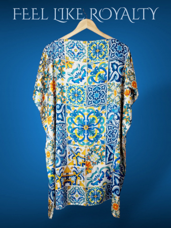 Rochie Plaja Poncho Sicily Lemon [1]