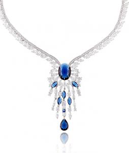 Royal Blue Colier și Cercei Borealy [2]