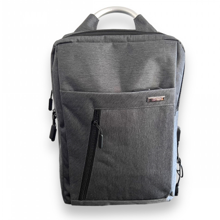 Rucsac Laptop Grey Antifurt, Impermeabil, Multifunctional & USB [1]