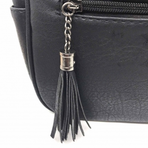 Rucsac dama Borealy, All Black, din piele ecologica [3]