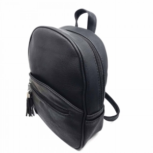 Rucsac dama Borealy, All Black, din piele ecologica [2]