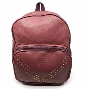 Rucsac dama Borealy, Berry Shade, din piele ecologica [0]