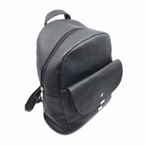 Rucsac dama Borealy, Black Grains, din piele ecologica [1]