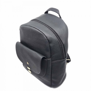 Rucsac dama Borealy, Black Grains, din piele ecologica [2]
