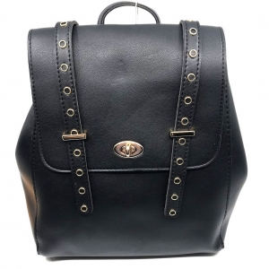 Rucsac dama Borealy, Sophisticated Black, din piele ecologica [0]