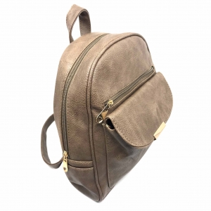Rucsac dama Borealy Stylish Brown, din piele ecologica [1]