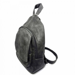 Rucsac dama Borealy, Vintage Touch, din piele ecologica [2]