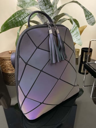 Rucsac Dama Geometric Hologram Black [5]