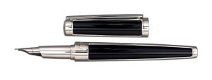 Set S.T. Dupont Luxury Fountain Pen si Note Pad Black Hugo Boss [1]