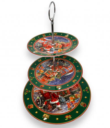 Vesela Portelan Santa Green Christmas [0]