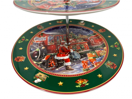 Vesela Portelan Santa Green Christmas [2]