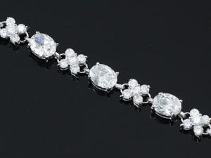 Bratara Borealy Simulated Diamond Oval Cut [3]