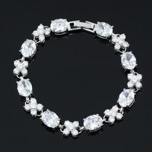 Bratara Borealy Simulated Diamond Oval Cut [2]