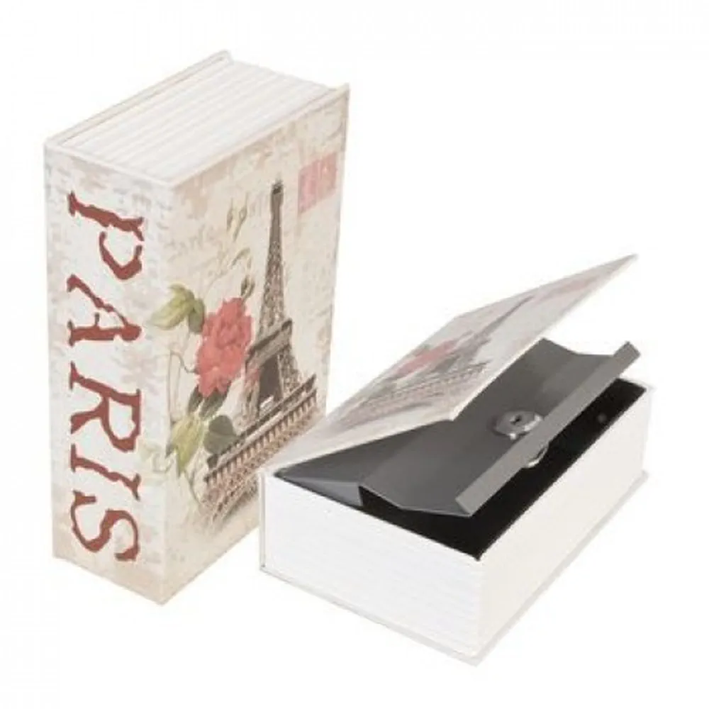 Cosuri Paste - Seif in forma de carte Paris Big size: 24 x 15,5 x 5,5 cm