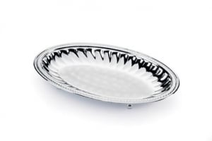 Sera Alhena oval fruit bowl - Bol argintat Alhena by Chinelli, made in Italy [0]
