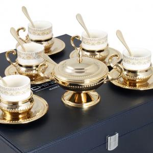 Serviciu de Cafea 6 Persoane Gold Plated by Chinelli - made in Italy [2]