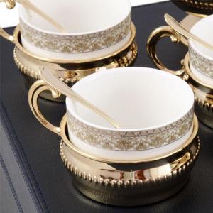 Serviciu de Cafea/ Ceai 6 Persoane Gold Plated by Chinelli - made in Italy [5]